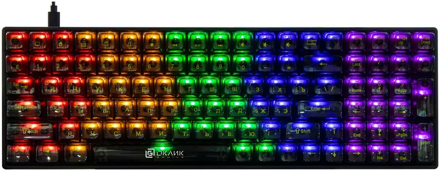 Клавиатура Oklick 915GK черный USB (1790371)