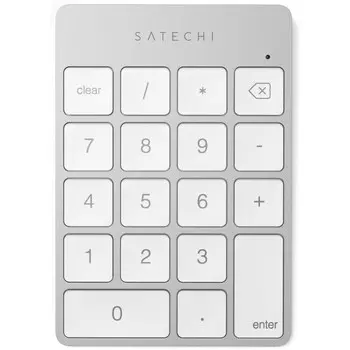 Клавиатура Satechi Aluminum Slim серебристый (ST-SALKPS)