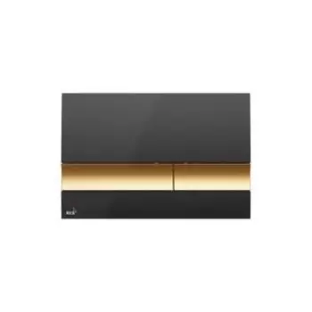 Кнопка смыва Alca plast M1728-5 Черная/золотая