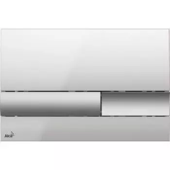 Кнопка смыва Alca plast M1743 Хром-глянцевая/матовая