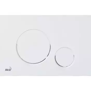 Кнопка смыва Alca plast M676 белый/матовый