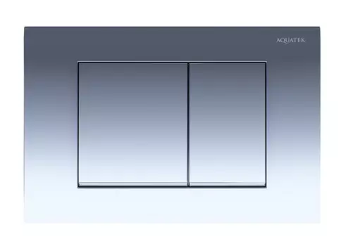 Кнопка смыва AQUATEK 001B Хром глянец (клавиши квадрат) (KDI-0000010)