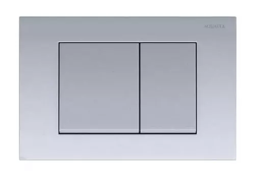 Кнопка смыва AQUATEK 001C Хром матовая (клавиши квадрат) (KDI-0000011)