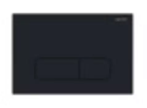 Кнопка смыва AQUATEK 002D Черная матовая (клавиши прямоугольные) (KDI-0000017)