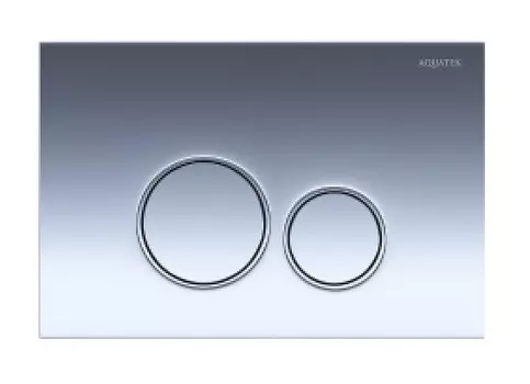 Кнопка смыва AQUATEK 005B Хром глянец (клавиши круглые) (KDI-0000018)