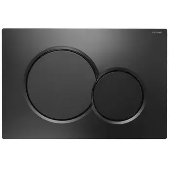 Кнопка смыва Azario AZ-010.04 черная матовая