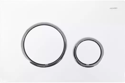 Кнопка смыва Azario AZ-8200-0045 белая/хром