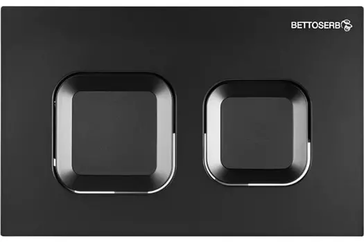 Кнопка смыва BETTOSERB черный матовый (40006471)