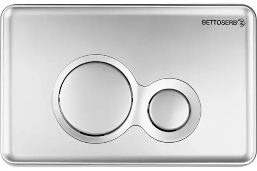 Кнопка смыва BETTOSERB хром матовый (40006462)