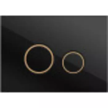 Кнопка смыва Cersanit TWINS черный (64117)