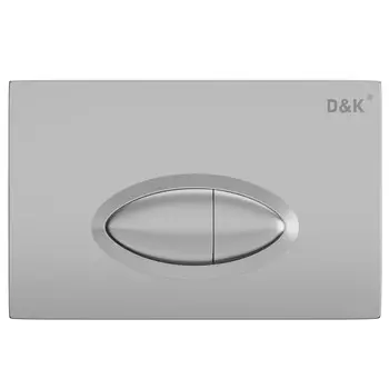 Кнопка смыва D&K Rhein Marx матовый хром (DB1399002)