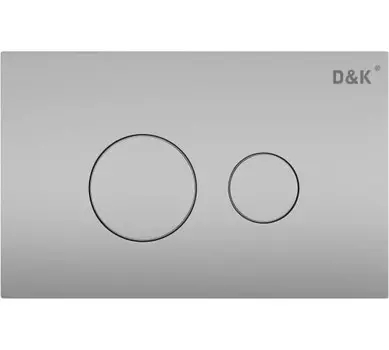 Кнопка смыва D&K Venice DB1029002 матовый хром