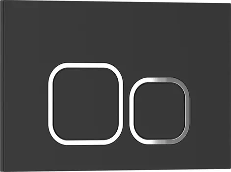 Кнопка смыва Iberica Blanca ESTI-Q 246х165мм черный матовый, пластик (IB.B083.002.000)