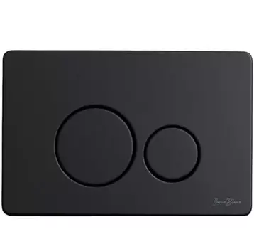 Кнопка смыва Iberica Blanca INOX-O 246х165мм черный матовый, нержавеющая сталь (IB.B081.002.003)