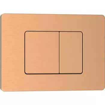 Кнопка смыва Iberica Blanca INOX-С 246x165мм розовое золото, матовый, нержавеющая сталь (IB.B011.007.002)