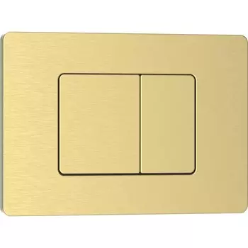 Кнопка смыва Iberica Blanca INOX-С 246x165мм золото, матовый, нержавеющая сталь (IB.B011.005.000)