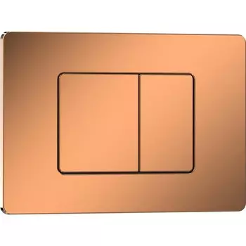 Кнопка смыва Iberica Blanca INOX-С 246x165мм розовое золото, глянцевый, нержавеющая сталь (IB.B011.004.001)