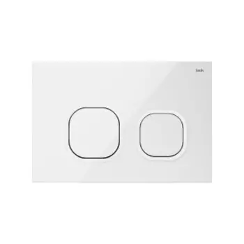 Кнопка смыва Iddis Uniglass 001 белая (UNG01GWi77)