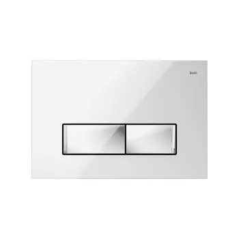 Кнопка смыва Iddis Uniglass 001 белая (UNG02WCi77)