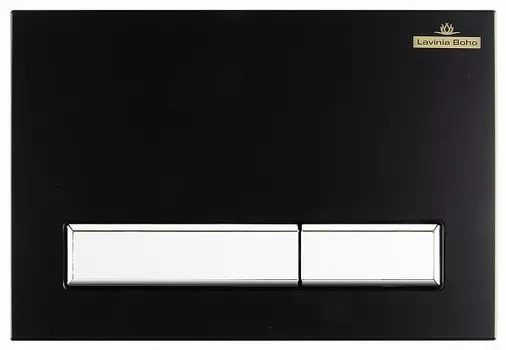 Кнопка смыва Lavinia Boho RelFix 38050601 матовый черный/белый