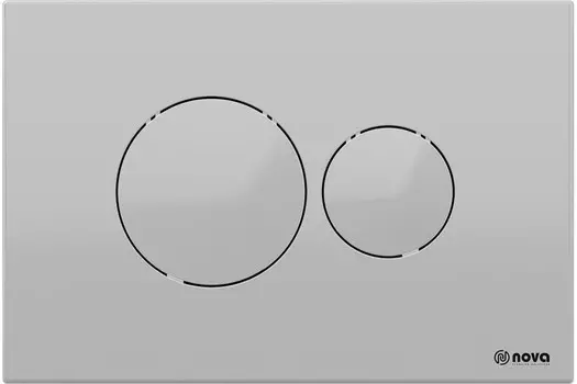 Кнопка смыва Nova NV7311 серый