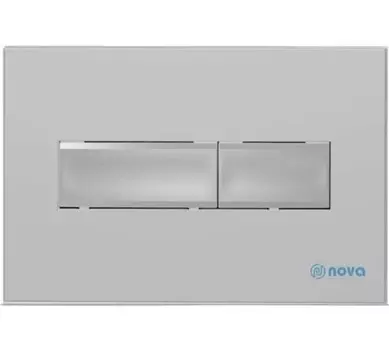 Кнопка смыва Nova NV7319 серый