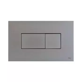 Кнопка смыва OLI KARISMA хром матовый (641006)