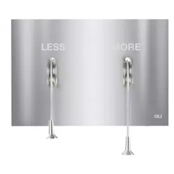 Кнопка смыва OLI LESS IS MORE, металл хром глянцевый