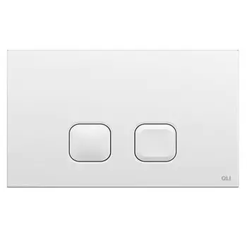 Кнопка смыва OLI PLAIN белая (070826)
