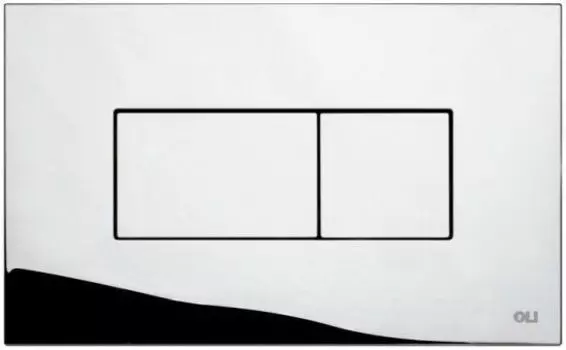 Кнопка смыва OLI Stream c тросиком пластик хром глянец