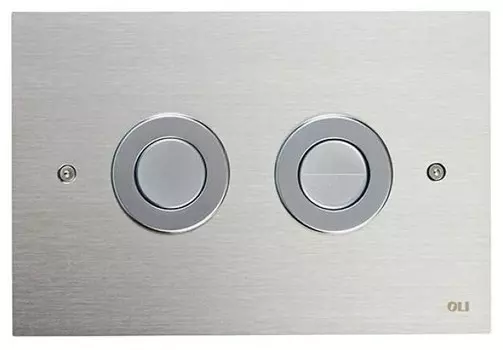 Кнопка смыва OLI Trend, сталь, матовый, антивандальный