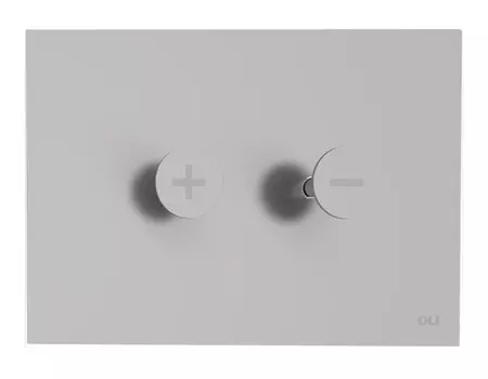 Кнопка смыва OLI Trumpet, нерж. сталь, матовый