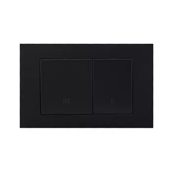 Кнопка смыва Olive's PORTO черный (PR412B)