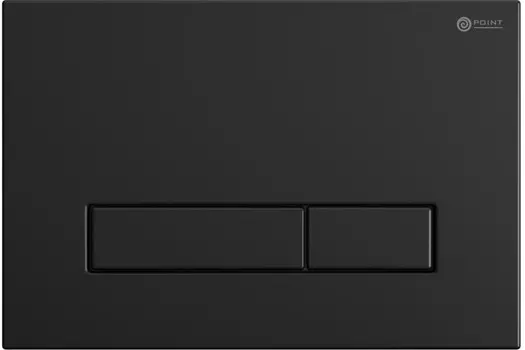 Кнопка смыва Point Меркурий черная матовая (PN44831BM)