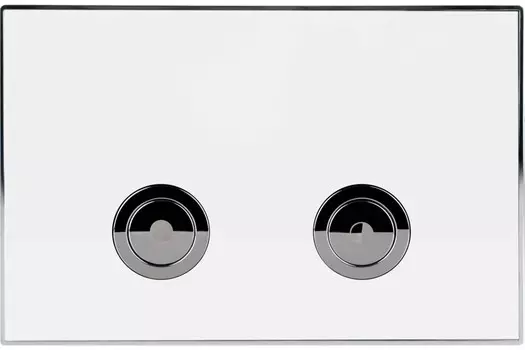 Кнопка смыва Point Венера белый/хром (PN44071WC)