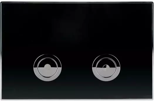 Кнопка смыва Point Венера черный/хром (PN44071BC)