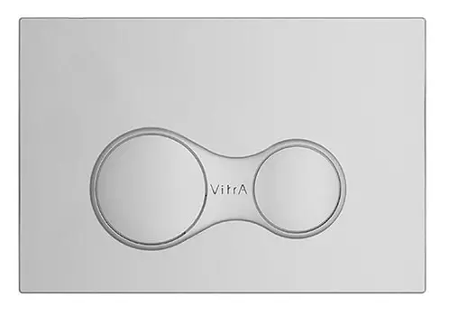 Кнопка смыва Vitra Sirius 740-0485 матовый хром