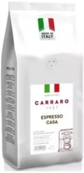 Кофе Carraro Espresso Casa 1 кг (в зернах)