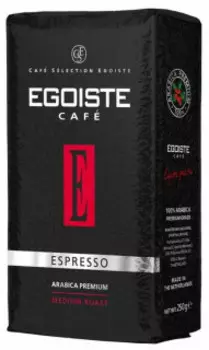 Кофе Egoiste Espresso 250гр Ground Pack (молотый)