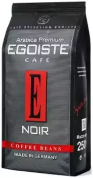 Кофе Egoiste Noir 250гр Beans Pack (в зернах)