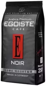Кофе Egoiste Noir 250гр Ground Pack (молотый)