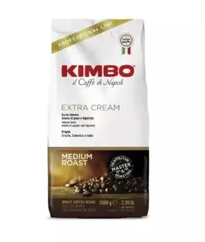 Кофе Kimbo Extra Cream, 1кг (В зернах)