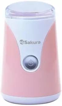 Кофемолка Sakura SA-6157P белый/пудровый