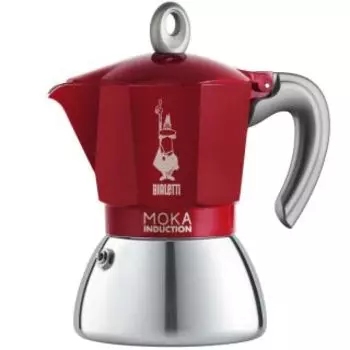 Кофеварка Bialetti Moka Induction красный (6946)