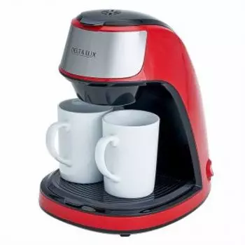 Кофеварка Delta LUX DE-2002 красная