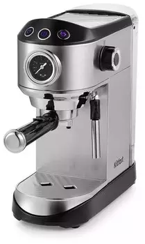 Кофеварка Kitfort KT-7106 нержавеющая сталь/синий