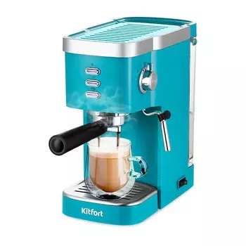 Кофеварка Kitfort KT-7114-2 темно-бирюзовый