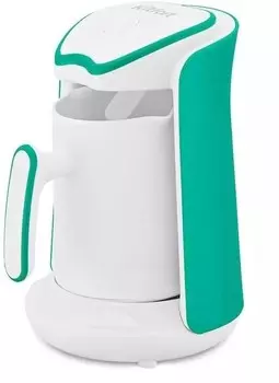Кофеварка Kitfort КТ-7133-2 зеленый/белый