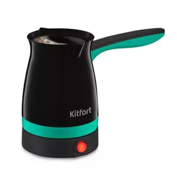 Кофеварка Kitfort KT-7183-2 черно-зеленый