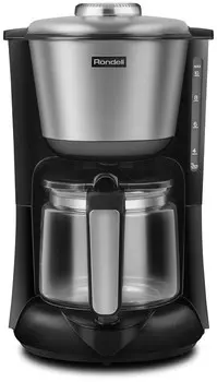 Кофеварка Rondell RDE-1100 серебристый